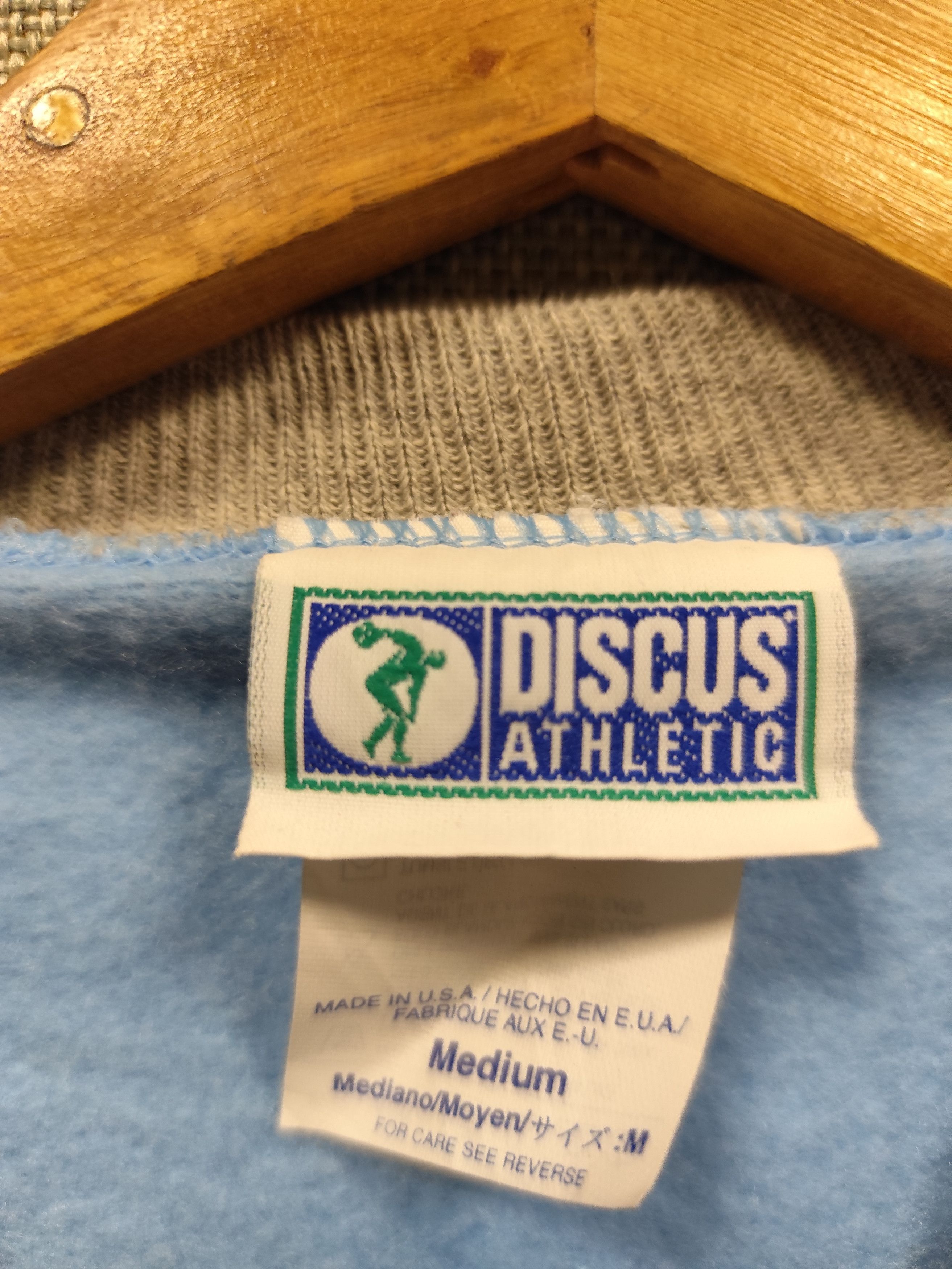 Vintage vintage 90s sweatshirt discus athletic Size US M / EU 48-50 / 2 - 4 Thumbnail