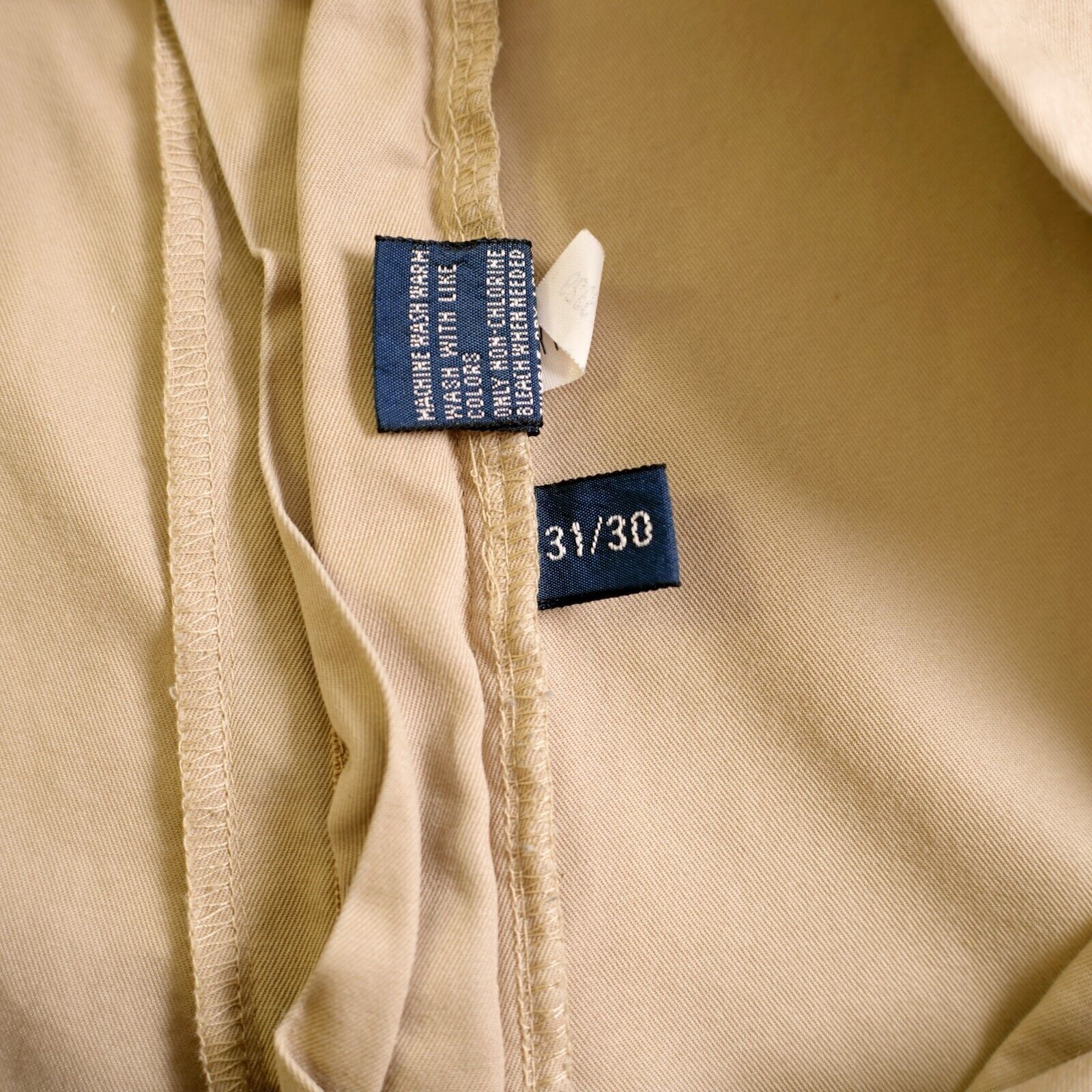 Polo Ralph Lauren Polo Ralph Lauren Chino Pants 31/30 Tan Flat Front Mid Rise Size US 31 - 5 Thumbnail