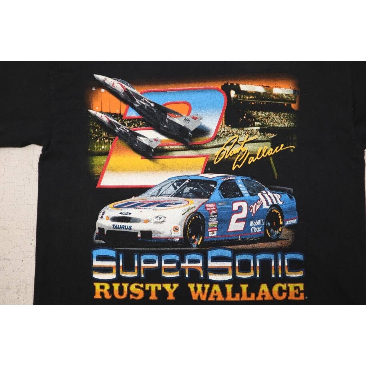 Chase Authentics VTG 90s Super Sonic Rusty Wallace #2 Chase Authentics Sz L Size US L / EU 52-54 / 3 - 5 Thumbnail
