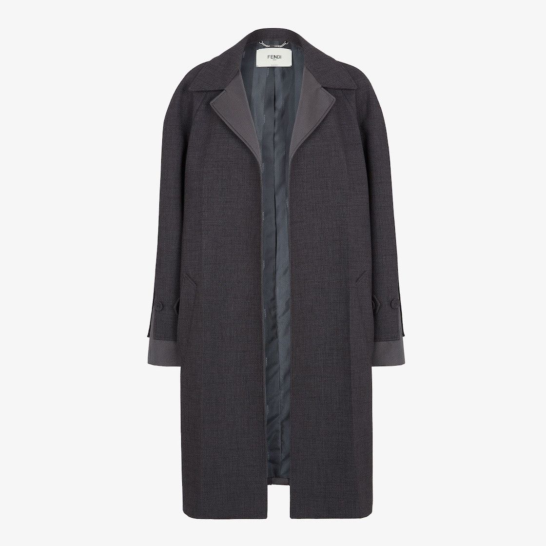 Fendi o1loc1c0426 Overcoat in Grey Size M / US 6-8 / IT 42-44 - 1 Thumbnail