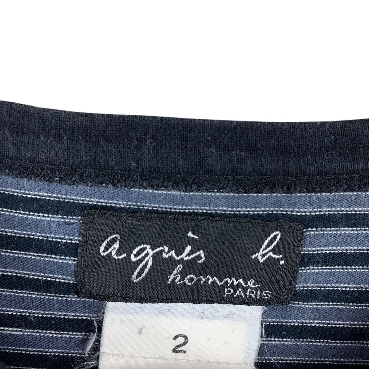 Designer × agnes b. AGNES B Paris small stripe tee Size US S / EU 44-46 / 1 - 3 Thumbnail