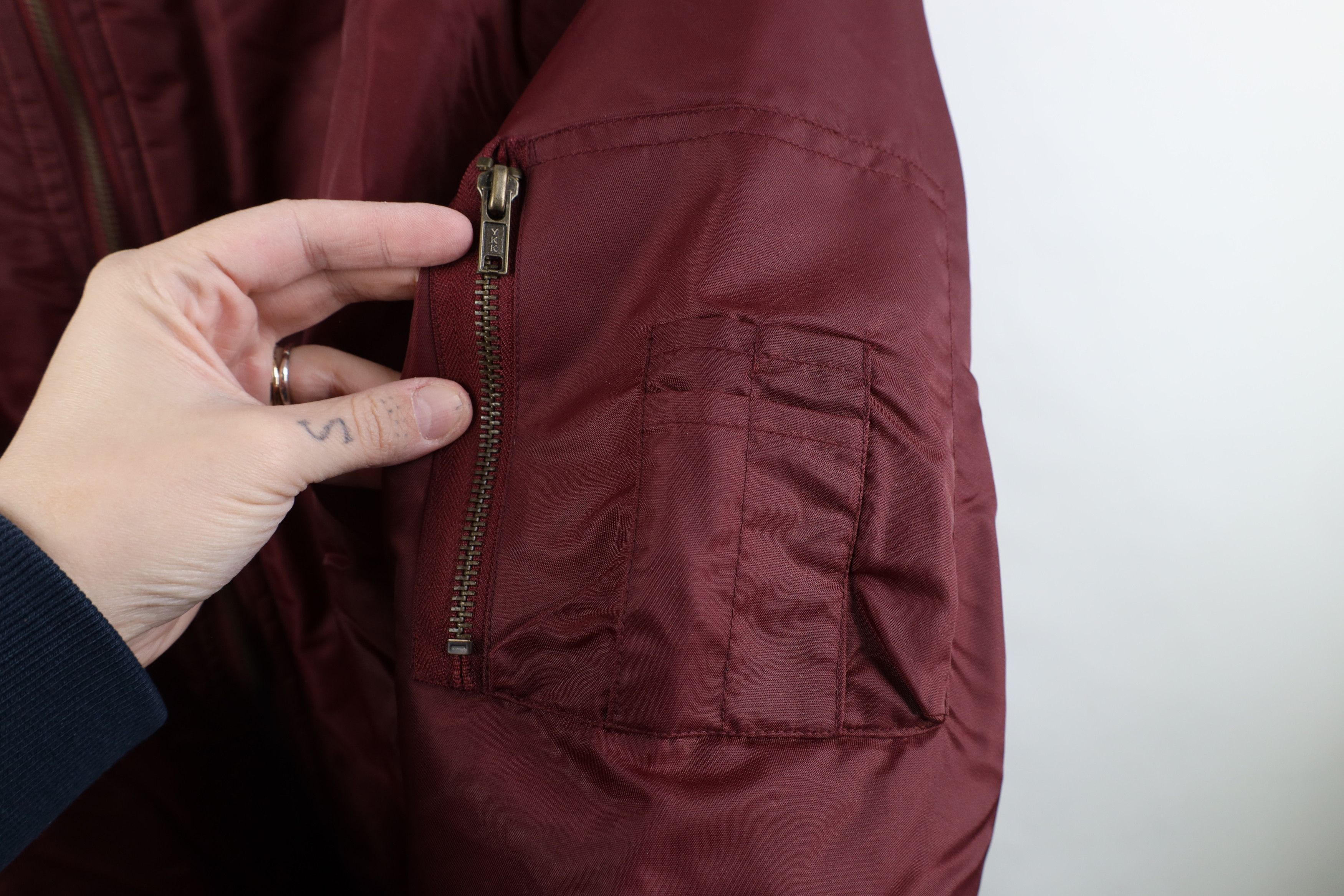 Vintage Deadstock Vintage 90s Streetwear Reversible Bomber Jacket Size US L / EU 52-54 / 3 - 5 Thumbnail