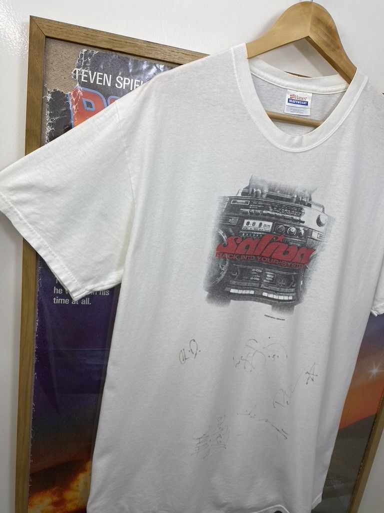 Band Tees 2003 Vintage Saliva Official Autographed Tour Band T Shirt Size US L / EU 52-54 / 3 - 4 Thumbnail