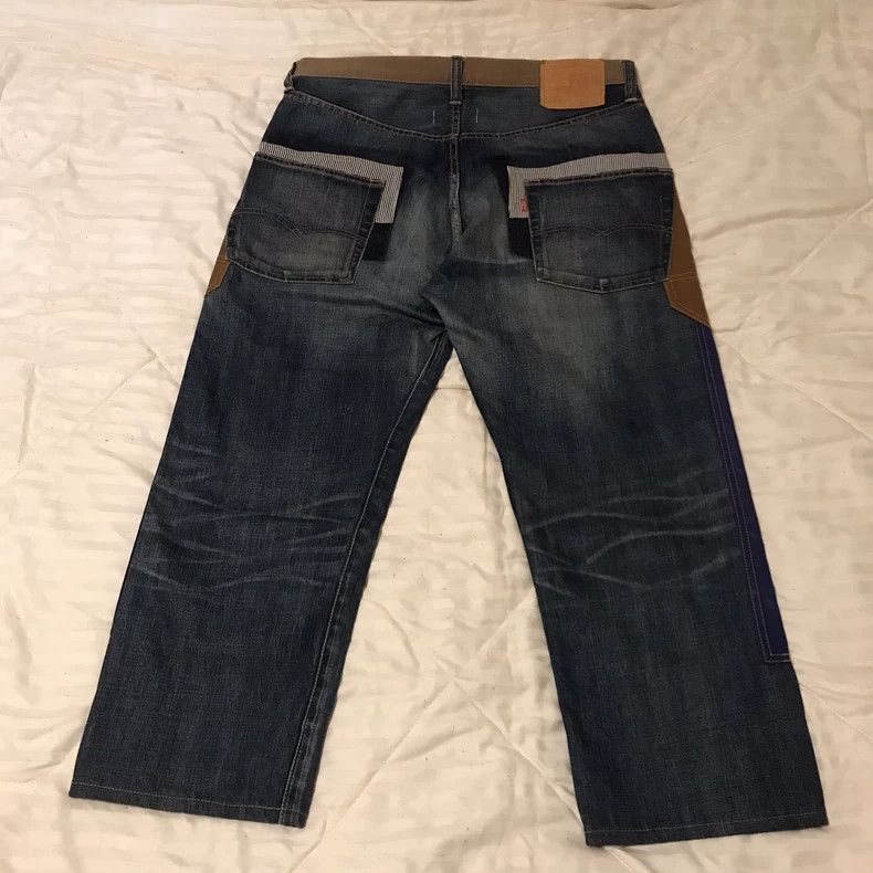 Junya Watanabe Junya watanabe SizeXS Stitched jeans with a variety of fabr Size US 31 - 2 Thumbnail