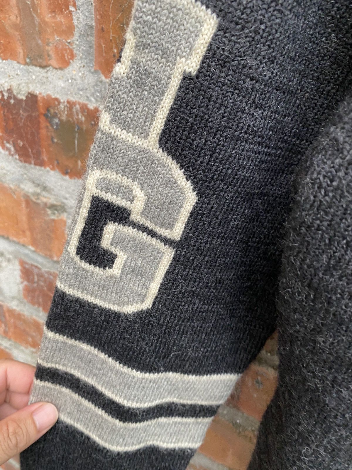 Hysteric Glamour 1990s Hysteric wool raglan hoodies Size S / US 4 / IT 40 - 10 Thumbnail