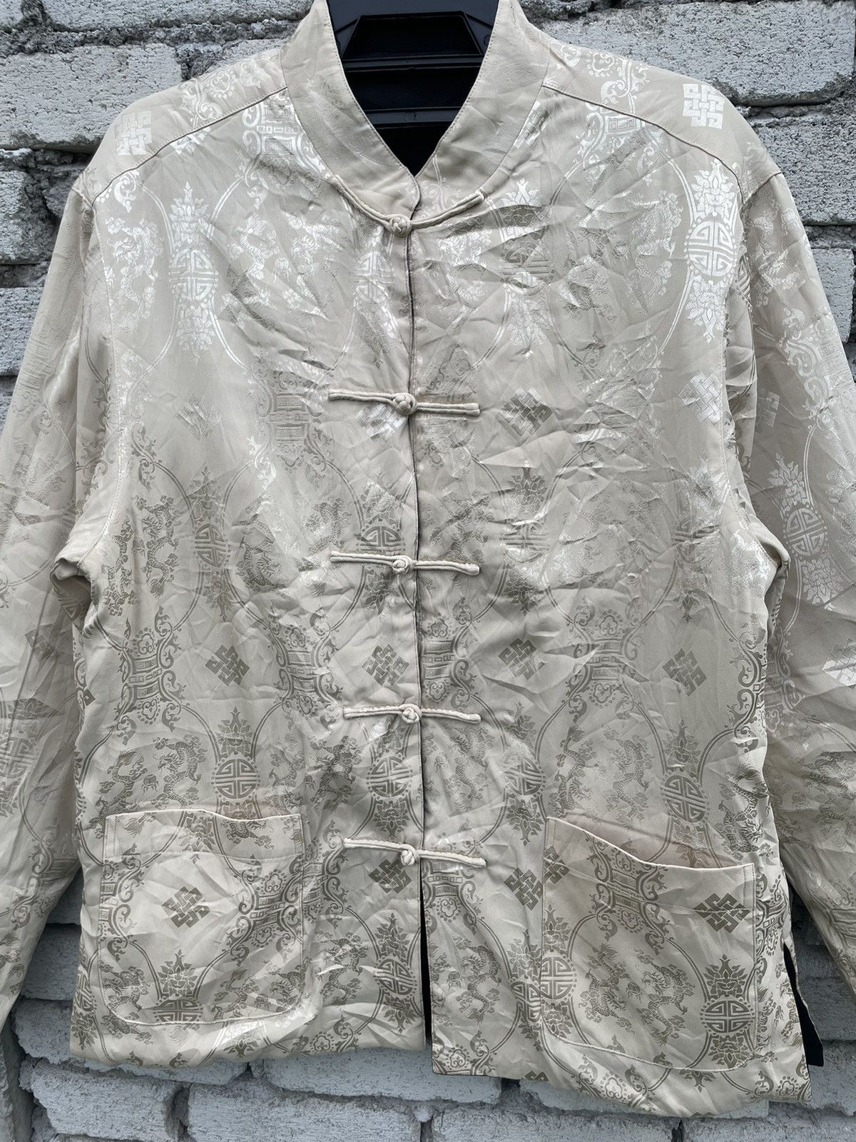 Japanese Brand Dragon All Over Kung fu Light Puffer Reversible Size US M / EU 48-50 / 2 - 4 Thumbnail