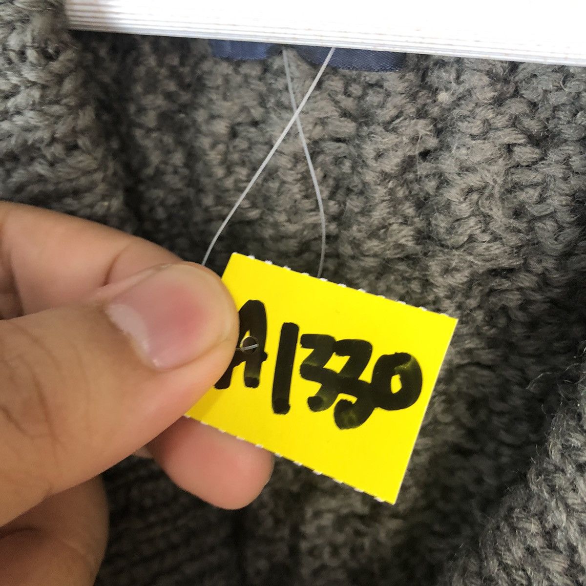 Vintage 💥RARE💥 Lipstar japan Grey Cardigan Knitwear #A1330 Size US M / EU 48-50 / 2 - 10 Thumbnail