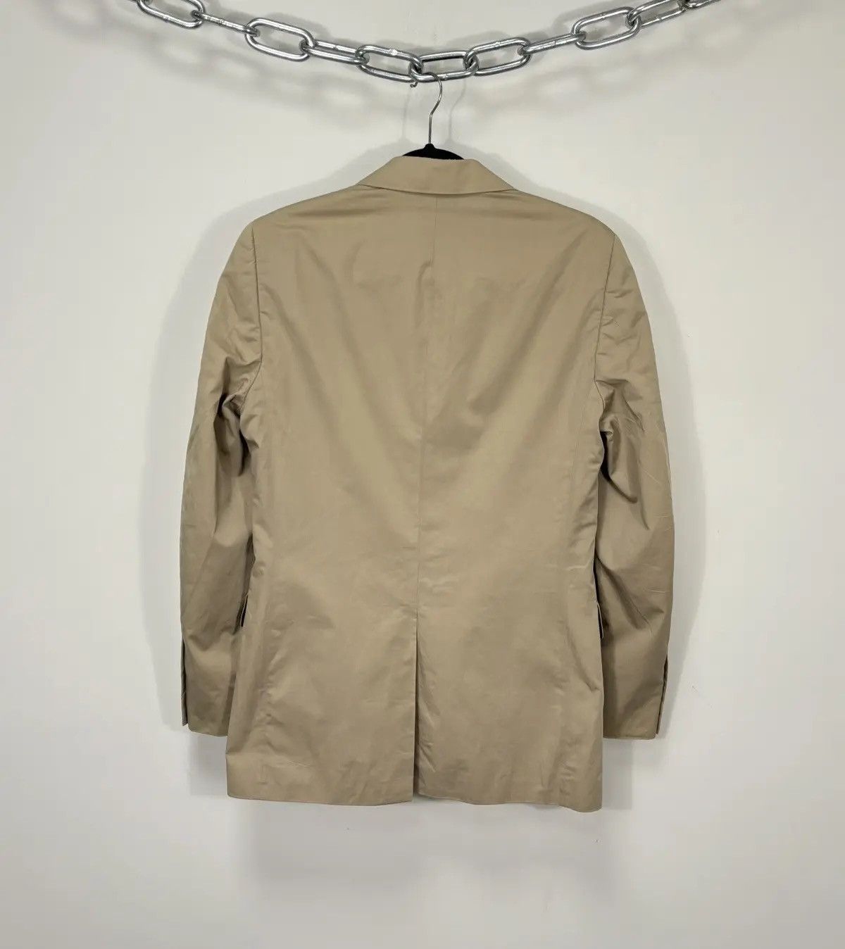 Prada × Vintage Prada Men's Cotton 2-Buttons Classic Formal Blazer Jacket Size 44R - 3 Thumbnail
