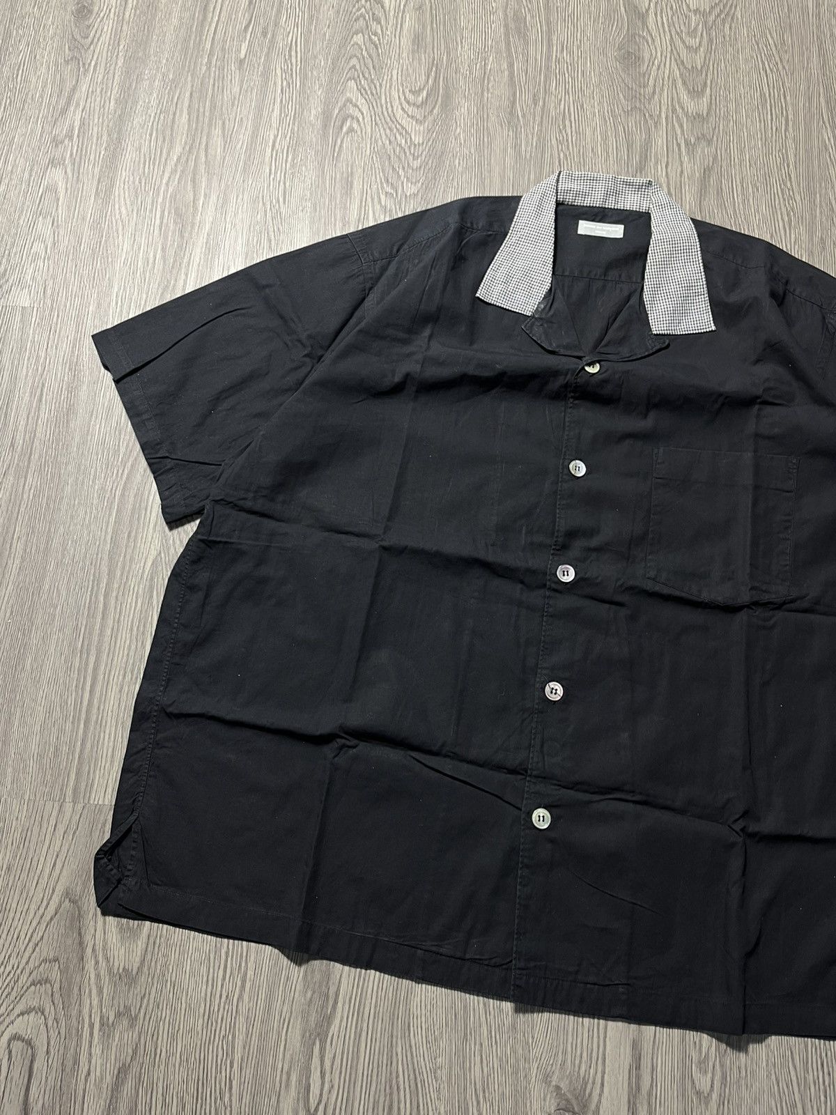 CDG by Comme des Garcons plaid collar black shirt junya watanabe japanese brand Size US XXL / EU 58 / 5 - 2 Thumbnail