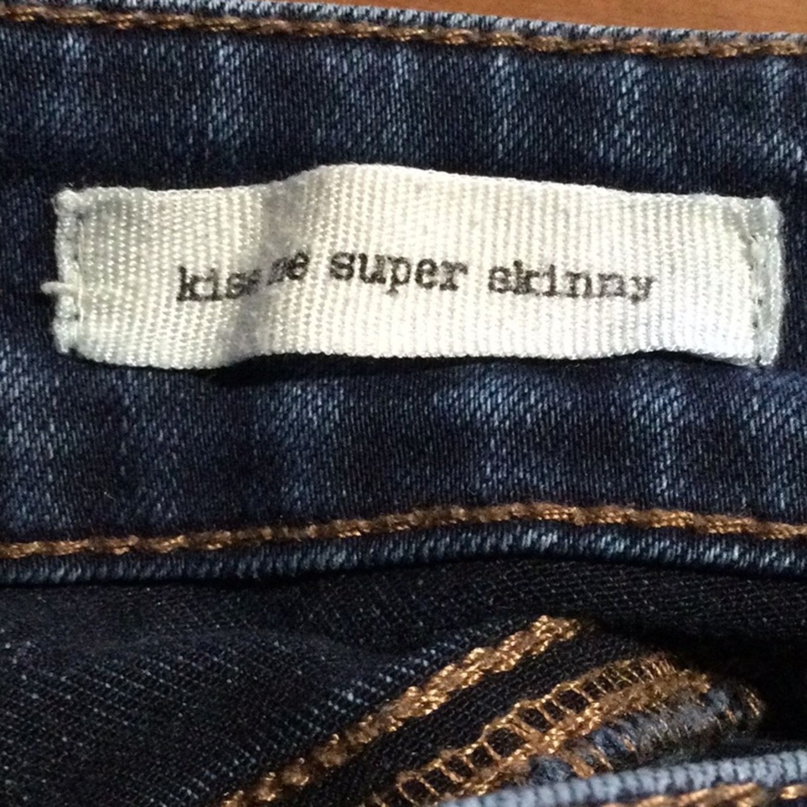 Other Jessica Simpson 'Kiss Me Super Skinny' Dark Denim Jeans 28 Size 28" / US 6 / IT 42 - 8 Thumbnail
