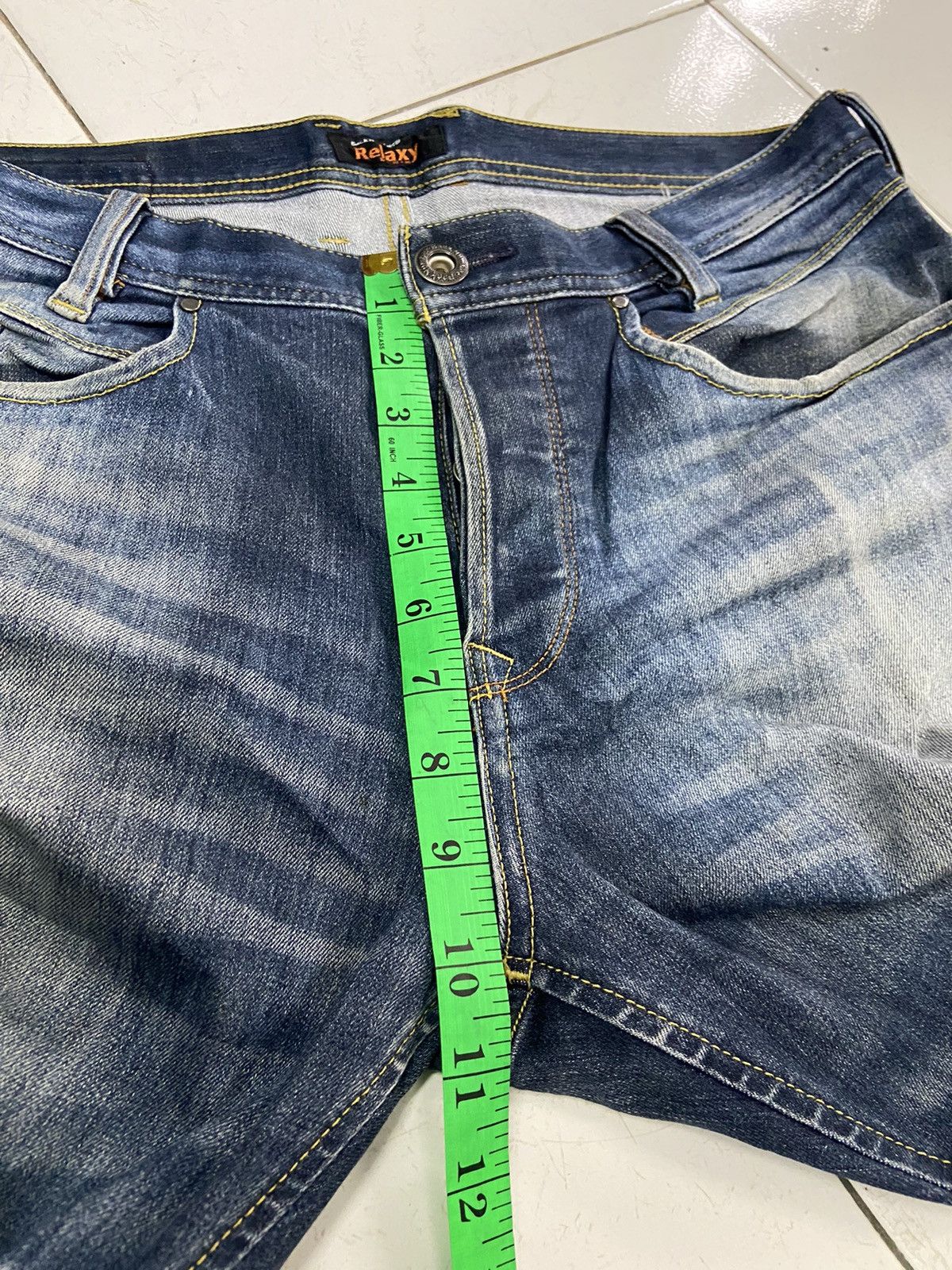 Japanese Brand BACK NUMBER RELAXY DENIM JEANS Size US 32 / EU 48 - 15 Thumbnail