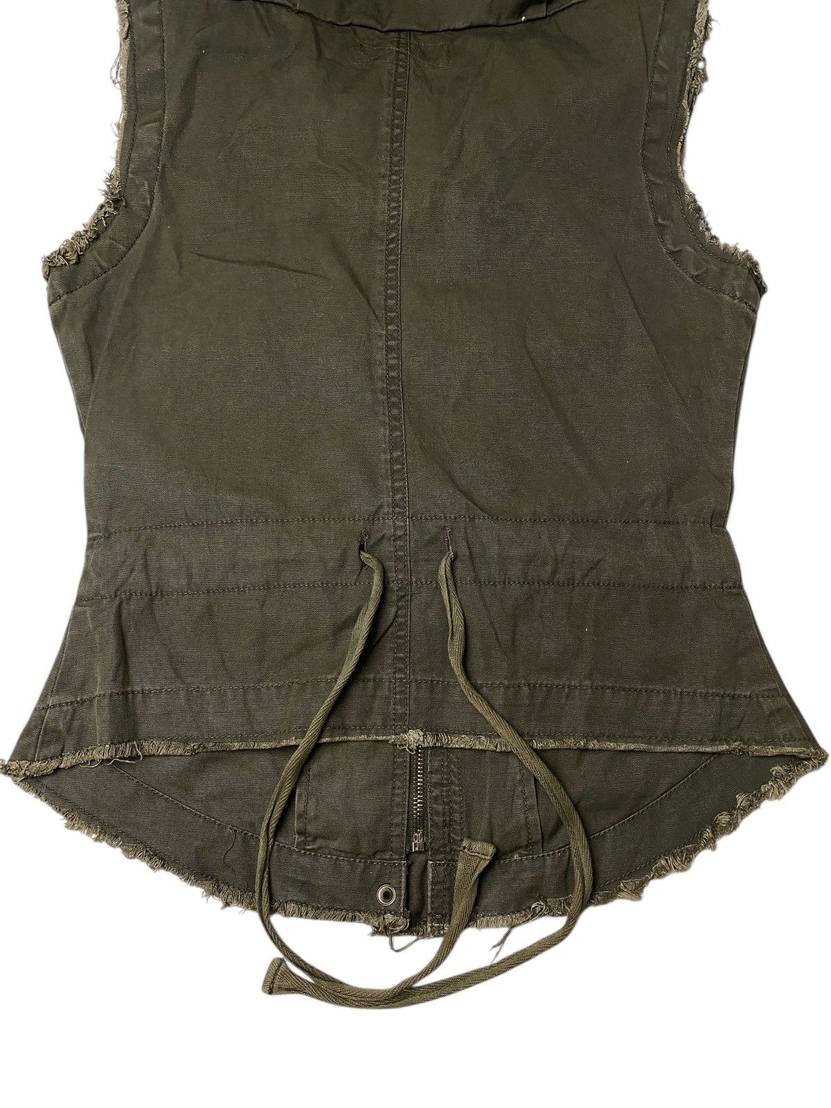 2000's Natural Vintage GOA Bono Laced Vest