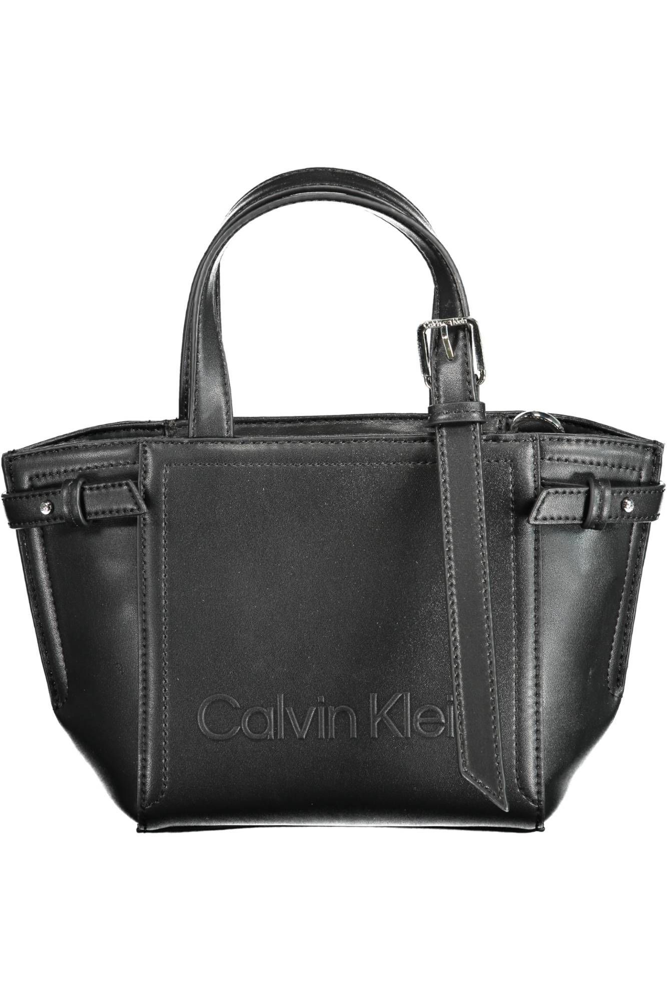 Calvin Klein Black Polyester Women Women's Handbag Size ONE SIZE - 1 Thumbnail