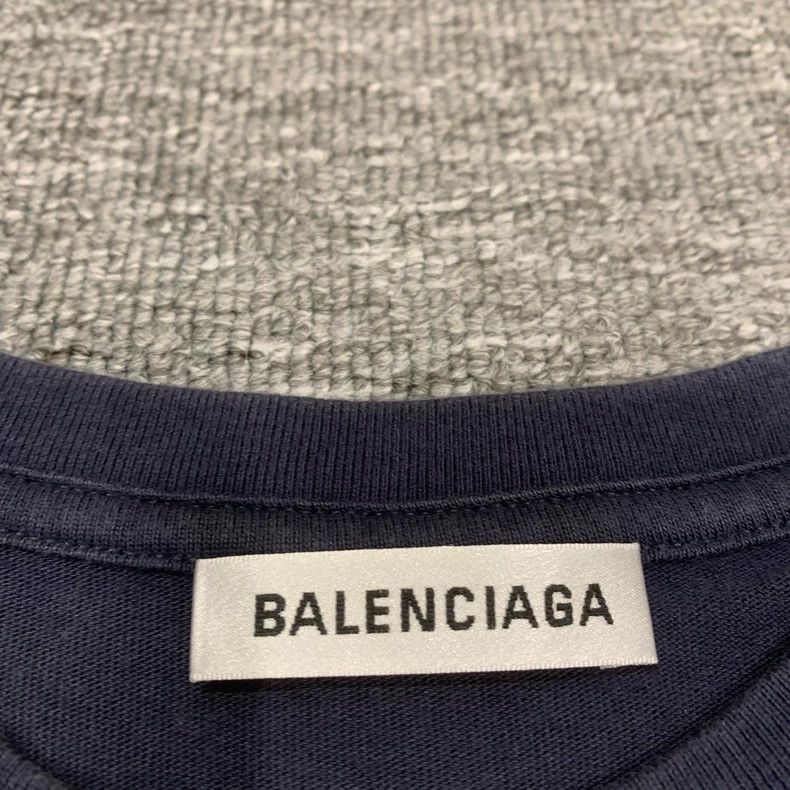 Balenciaga Balenciaga Navy blue wheat short-sleeve Size US M / EU 48-50 / 2 - 6 Thumbnail