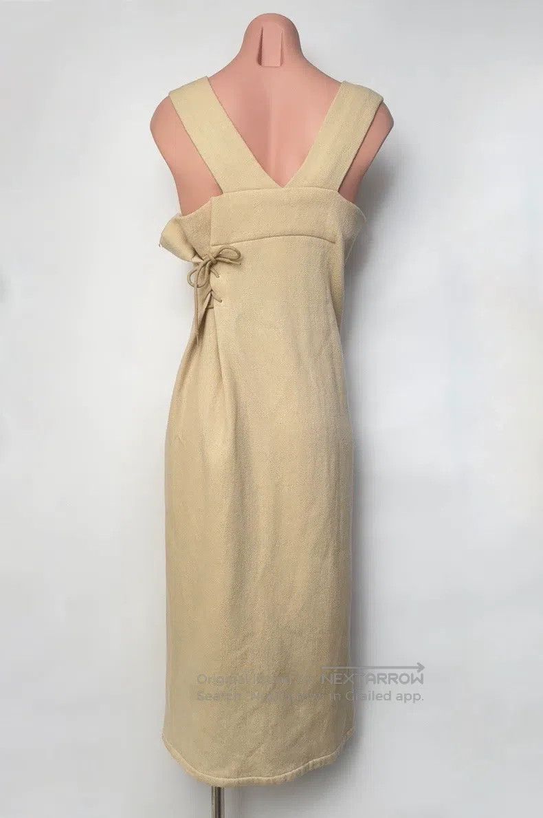 Yohji Yamamoto Yohji Yamamoto size os Beige corded suspender dress Size M / US 6-8 / IT 42-44 - 2 Thumbnail
