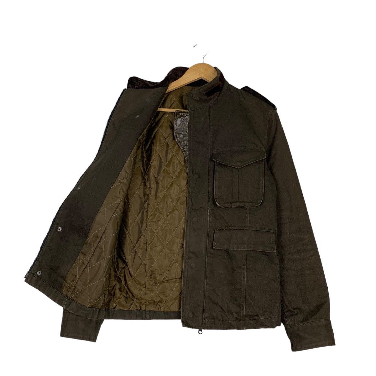 Japanese Brand HIGH STREET Four Pocket Chore Jacket Casual Outfit #1106-C50 Size US M / EU 48-50 / 2 - 9 Thumbnail