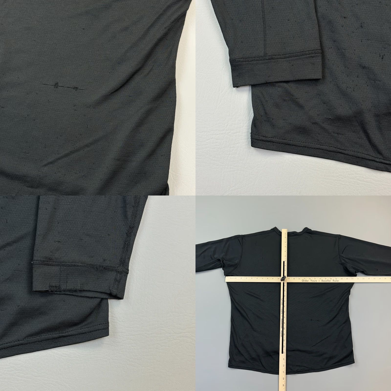 Patagonia VINTAGE Patagonia Capilene Shirt Mens Large Black Long Sleeve Baselayer USA Made Size US L / EU 52-54 / 3 - 9 Thumbnail