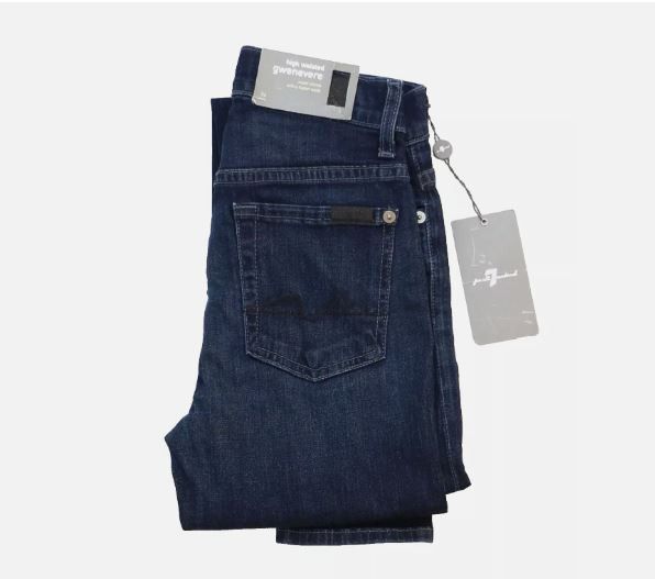 7 For All Mankind New 7 For All Mankind High Waisted Super Skinny Jeans Size 24" / US 00 / IT 34 - 3 Thumbnail