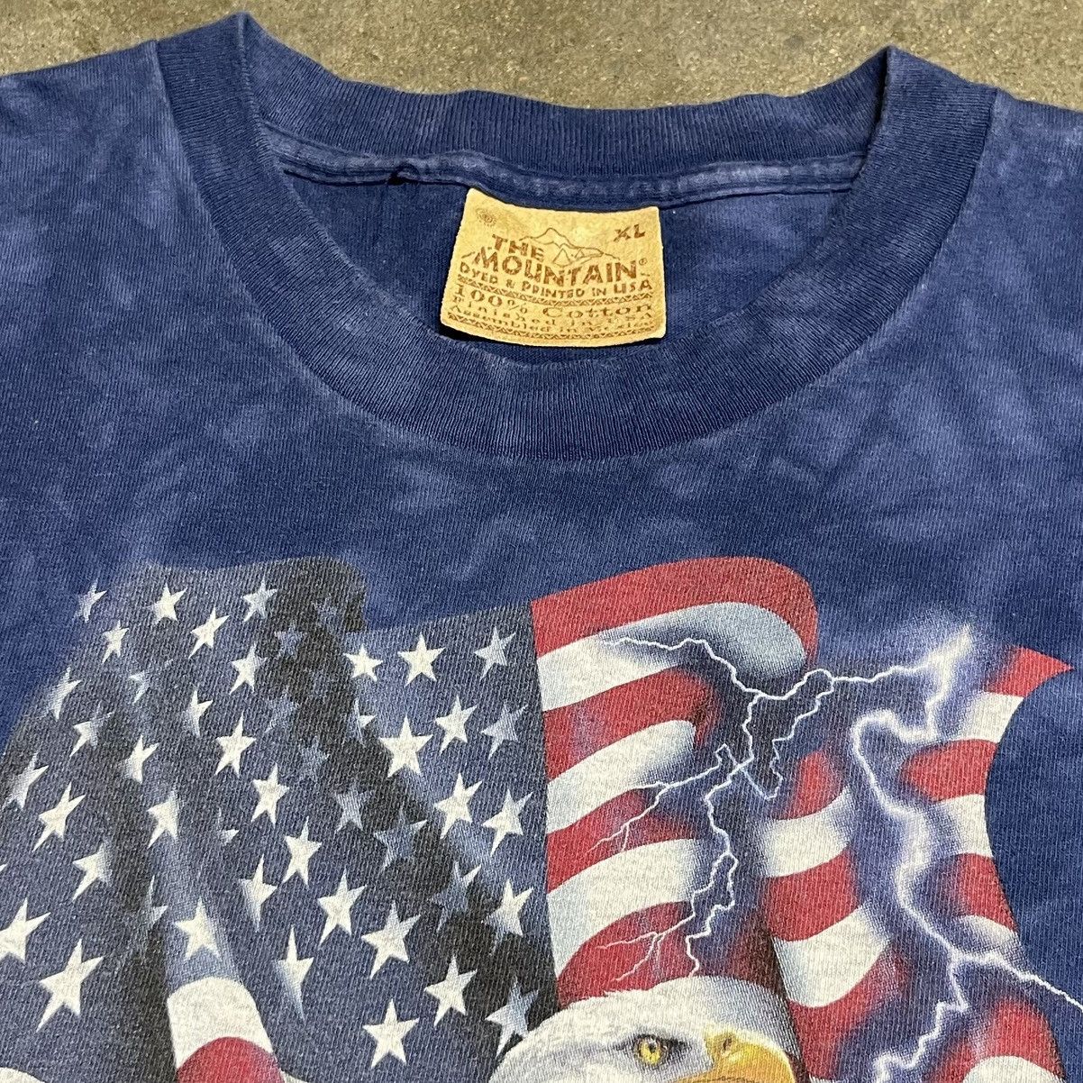 The Mountain Vintage The Mountain Eagle USA Tie Dye Graphic Tee Size US XL / EU 56 / 4 - 4 Thumbnail
