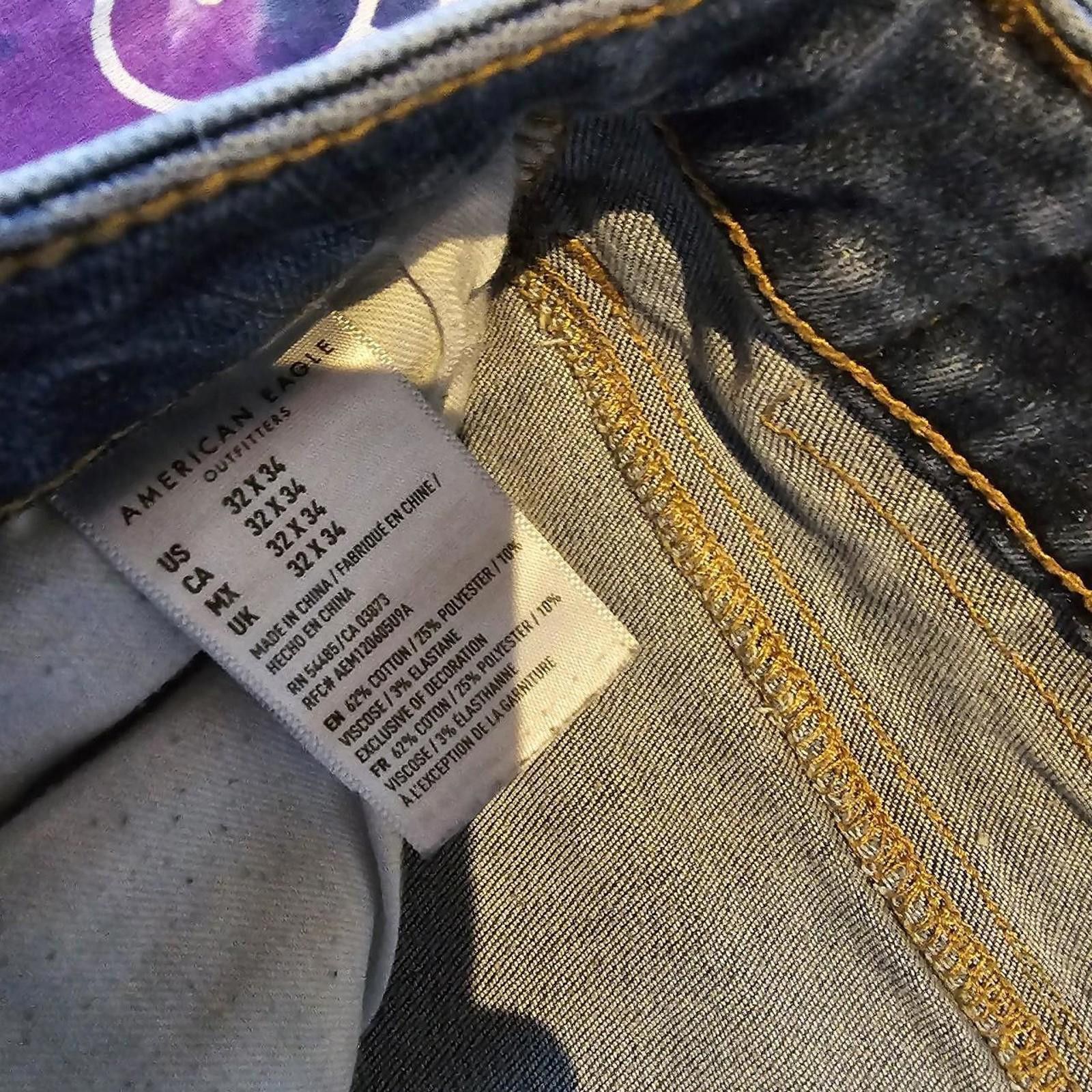American Eagle Outfitters American Eagle Outfitters Men's Blue Jeans Size US 32 / EU 48 - 5 Thumbnail