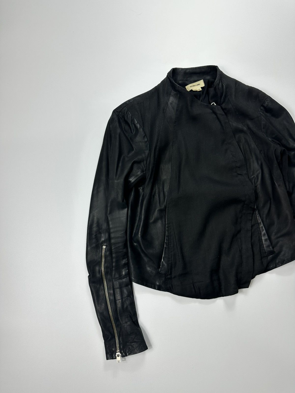 Helmut Lang Helmut Lang Leather Jacket Archive Zip Black Size M / US 6-8 / IT 42-44 - 3 Thumbnail