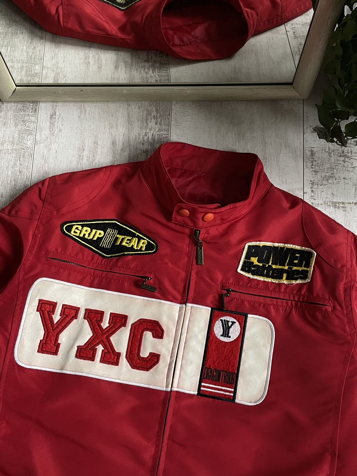 Vintage Vintage 90’s Grand Prix Racing Jacket YXC Power Battaries F1 Size US M / EU 48-50 / 2 - 6 Thumbnail