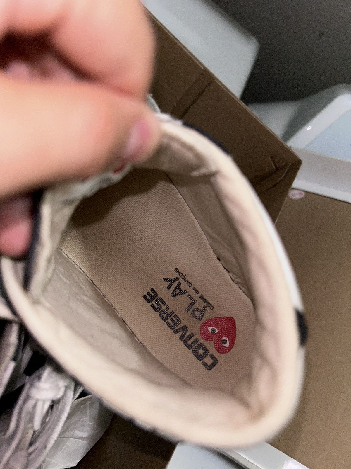 CDG by Comme des Garcons × Comme des Garcons × Comme des Garcons PLAY CDG Converse CDG Play Converse Size US 7 / EU 40 - 11 Thumbnail