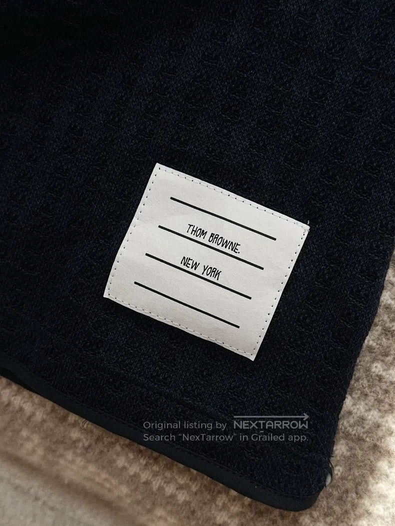 Thom Browne Thom Browne Navy Blue Knit Vest Size US XXS / EU 40 - 3 Thumbnail