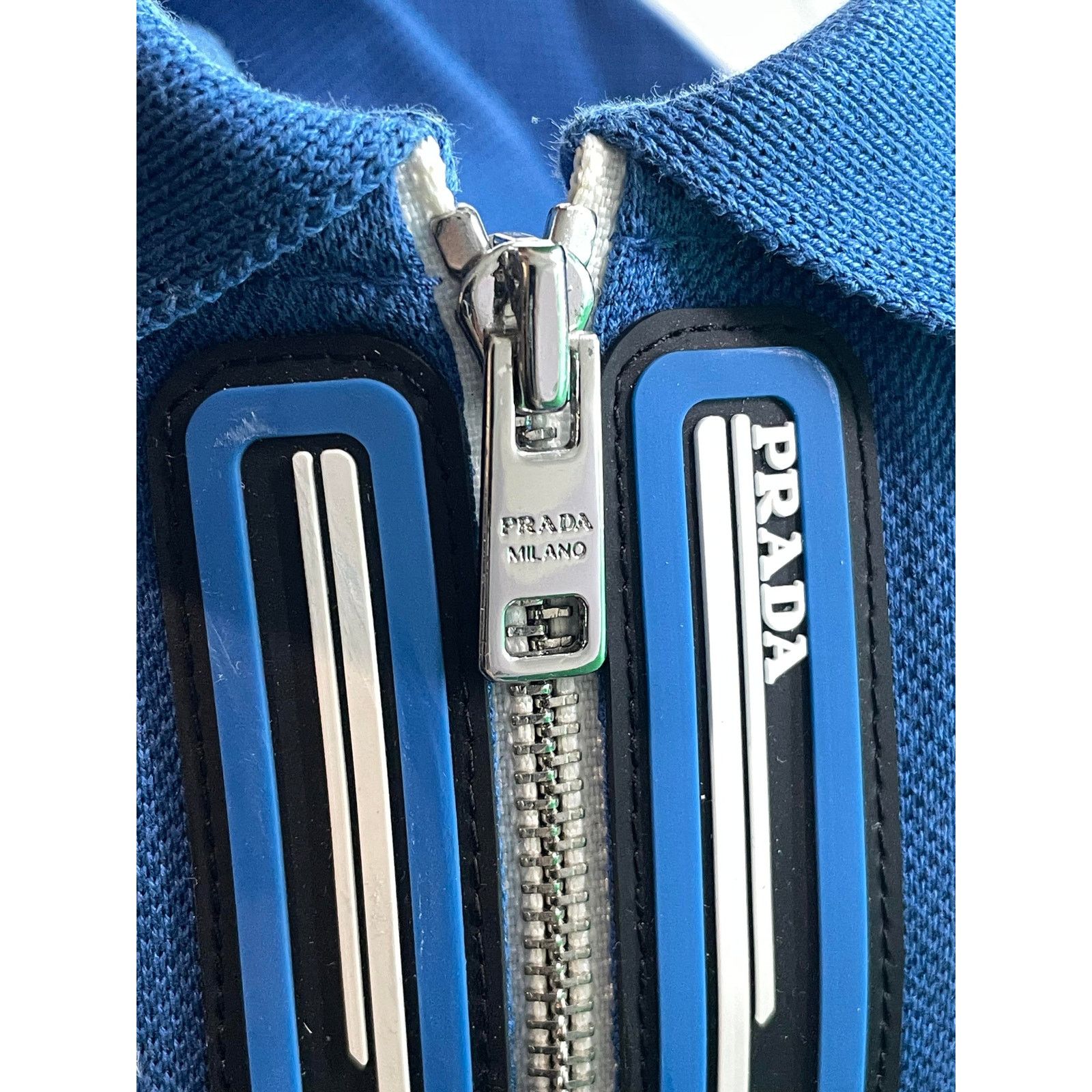 Prada Prada Zip Polo Royal Blue Size US S / EU 44-46 / 1 - 5 Thumbnail