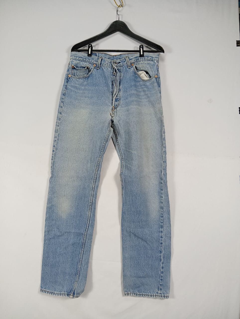 Levi's vintage levis jeans distressed denim 501 usa Size US 34 / EU 50 - 1 Thumbnail