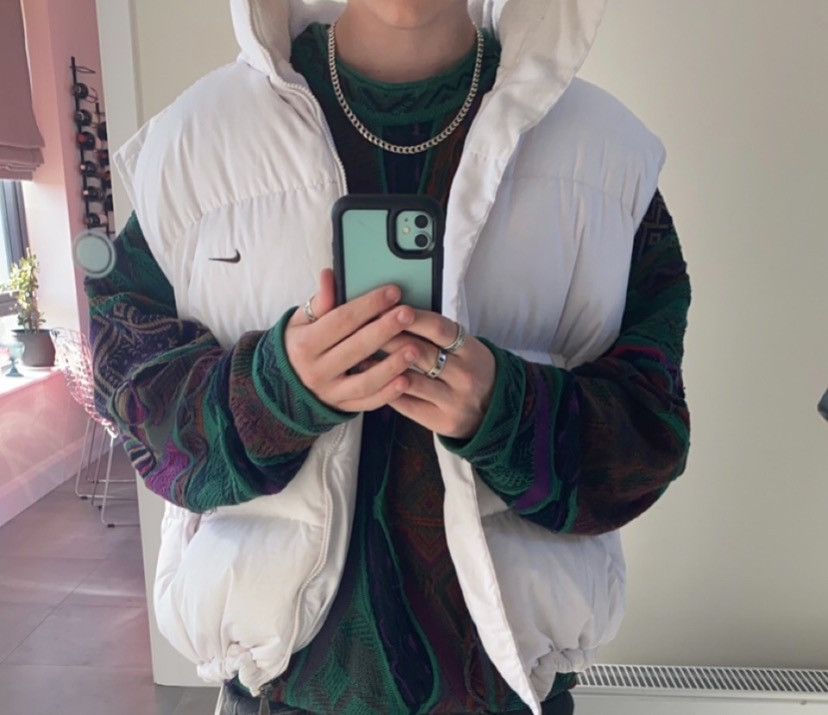 image of White XL Nike Gilet Small Tick Swoosh, Men's