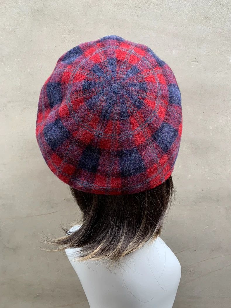 Vivienne Westwood Vivienne Westwood Red and blue checkered cap Size ONE SIZE - 3 Thumbnail