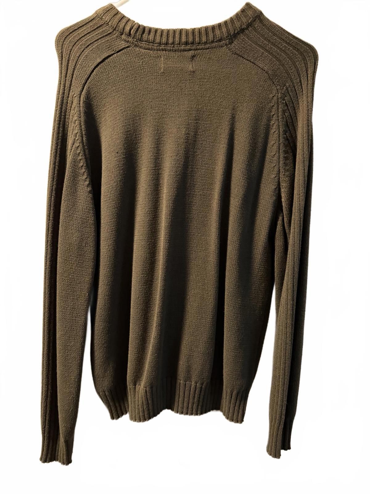 Other Rugged Trails Olive Green Ribbed Knit Sweater XL Size US XL / EU 56 / 4 - 4 Thumbnail
