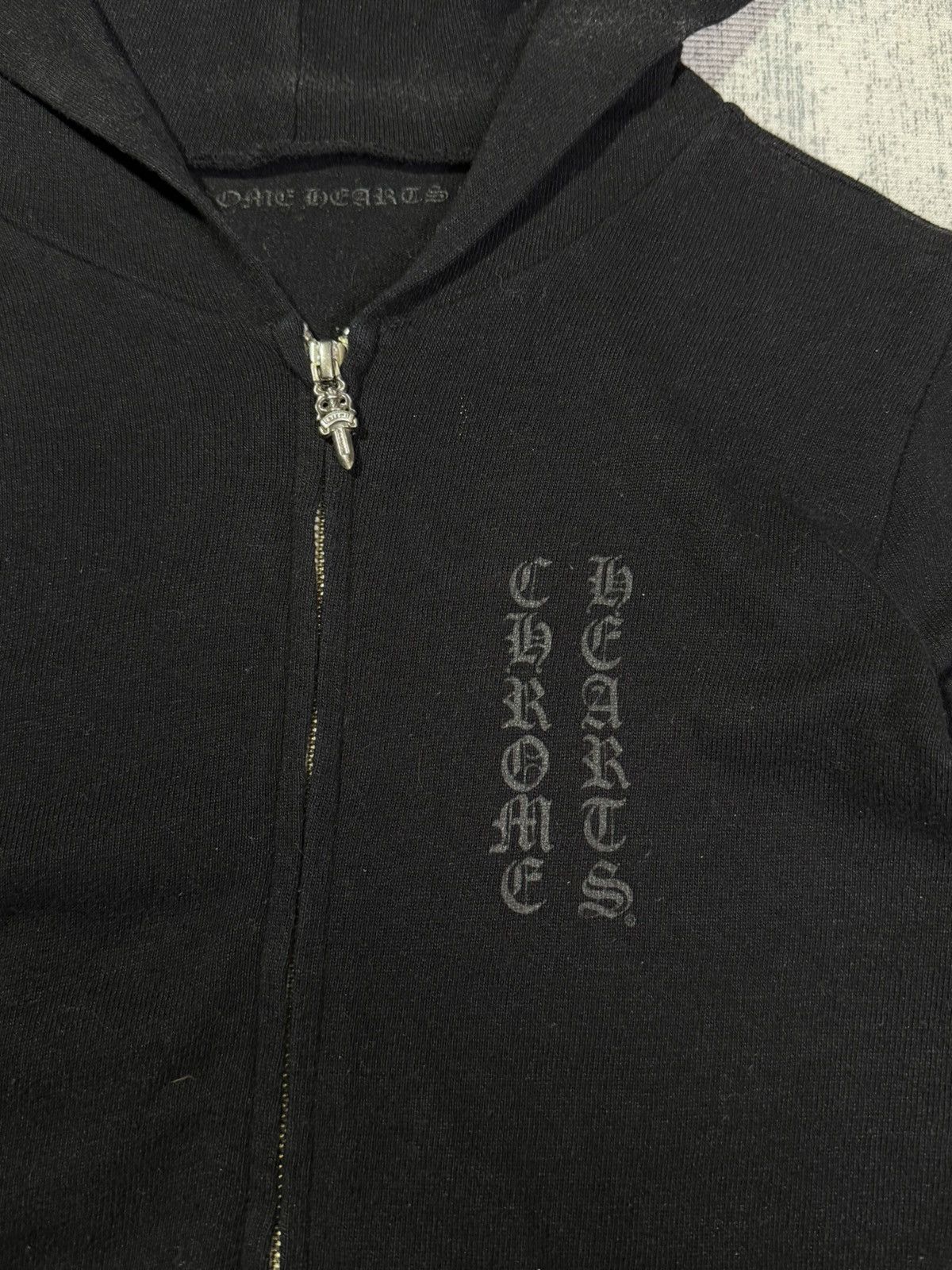 Chrome Hearts Vertical Script RS3 Cross Zip up Size M / US 6-8 / IT 42-44 - 5 Thumbnail