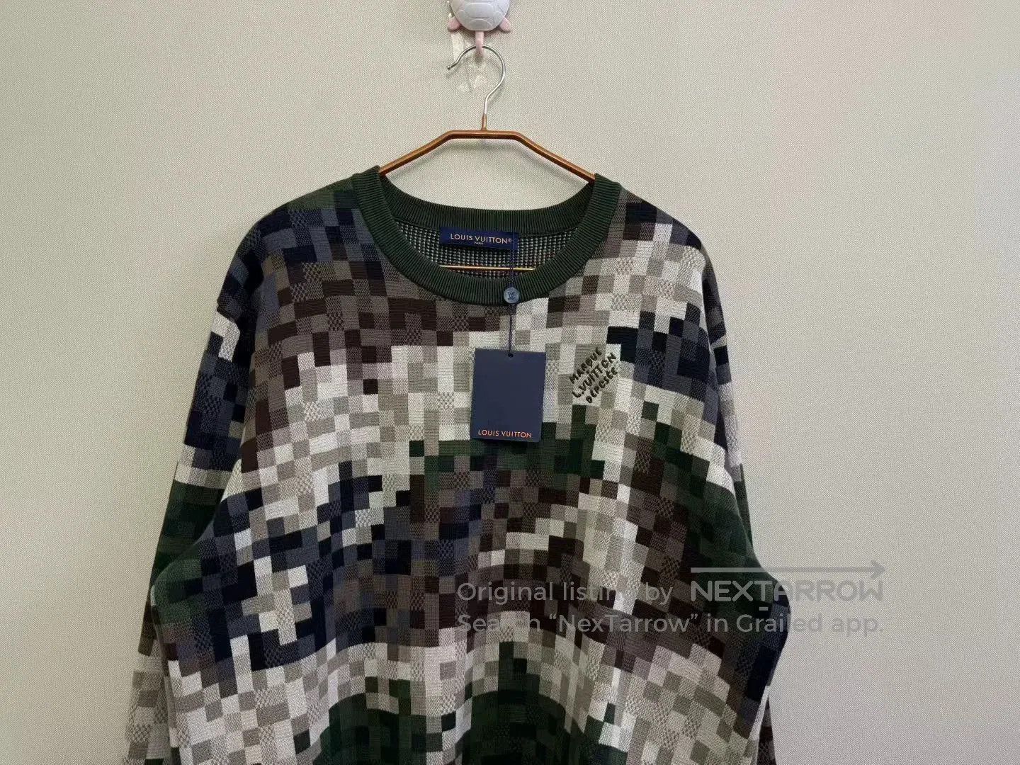 Louis Vuitton LV x Pharrell Camo Logo Sweater. Size US XXL / EU 58 / 5 - 2 Thumbnail