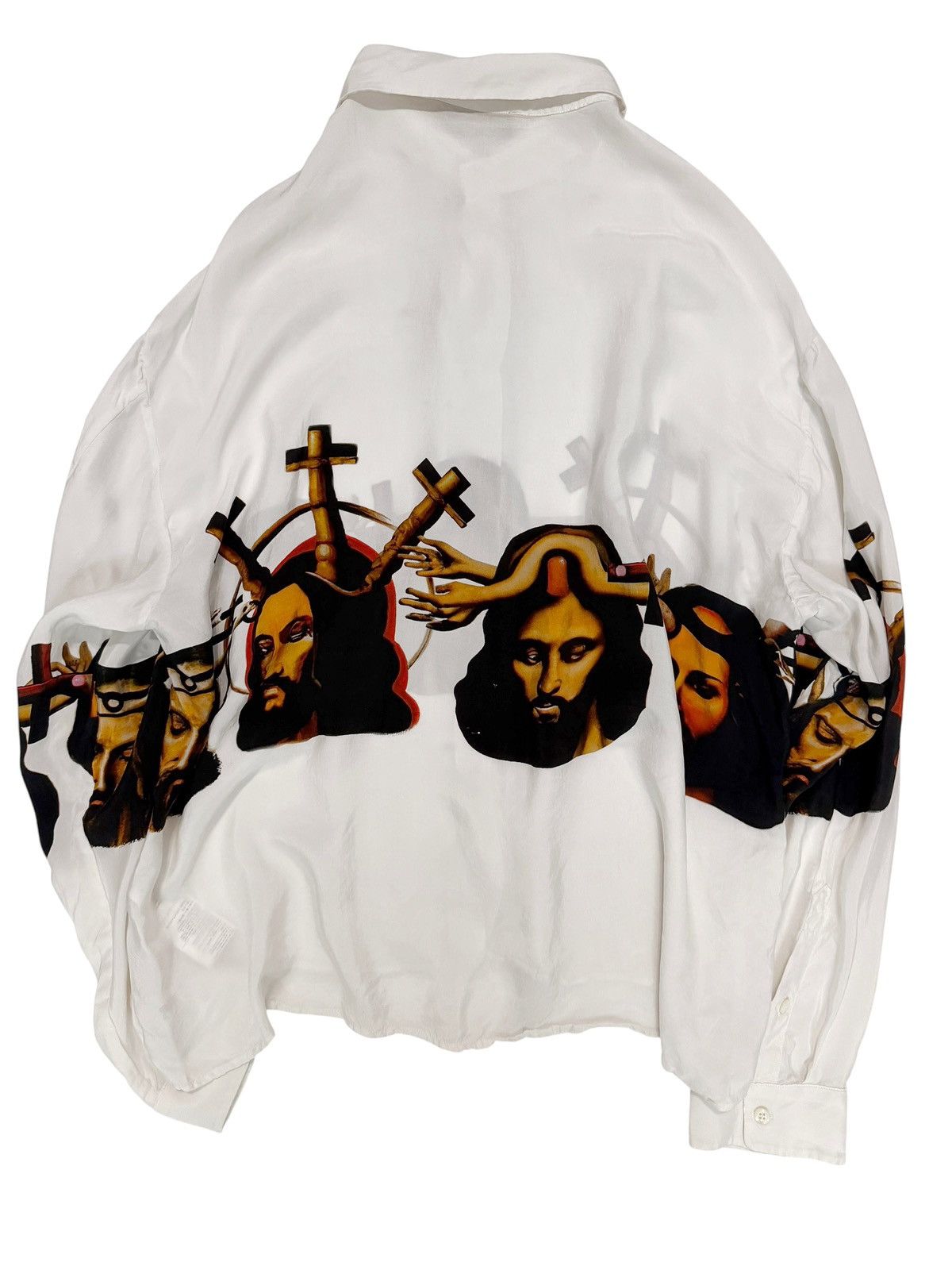Other 1/1 Portrait of Jesus Christ Silky Shirt Size US XL / EU 56 / 4 - 2 Thumbnail