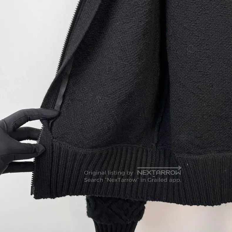 Louis Vuitton Louis Vuitton Black rhombus knit cardigan jacket Size US S / EU 44-46 / 1 - 4 Thumbnail