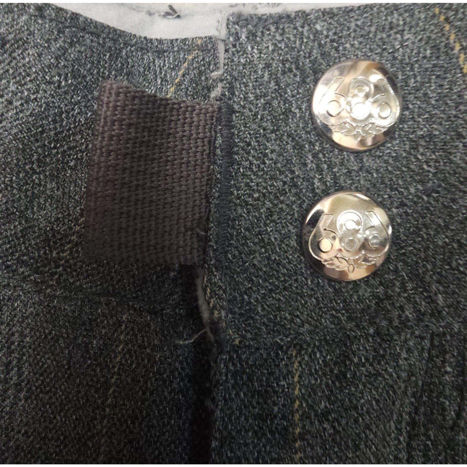 686 686 Gray Plaid Cargo Logo Ski Pants With Suspenders Men L Size US 34 / EU 50 - 7 Thumbnail