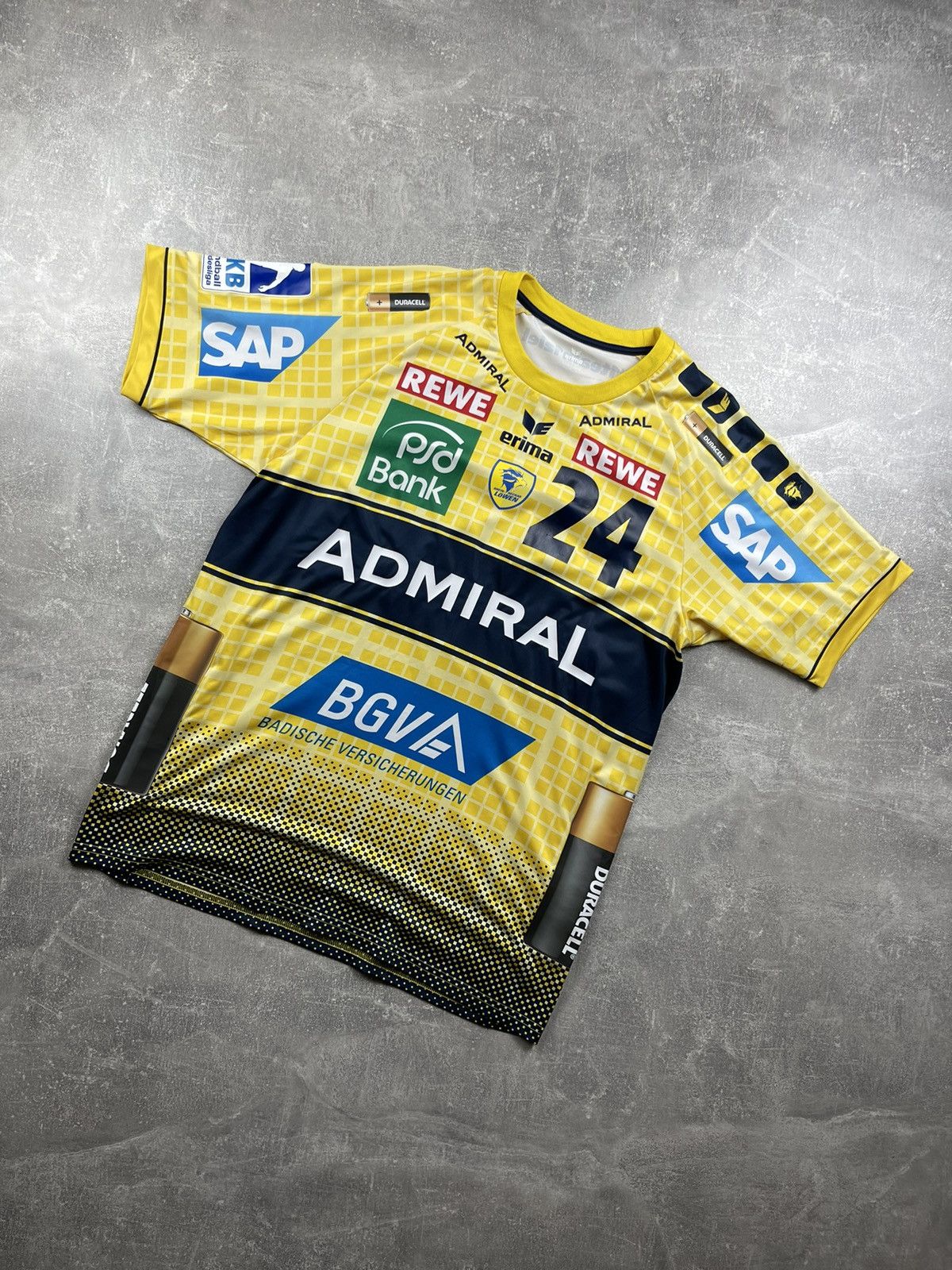 Erima Erima Rhein-Neckar Löwen Jersey #24 DKB Admiral SAP Shirt Size US L / EU 52-54 / 3 - 1 Thumbnail