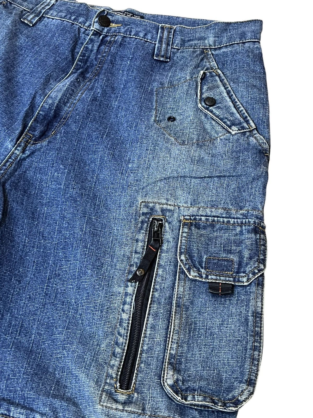 JNCO VINTAGE OTB ONE TOUGH BRAND 2 in 1 BAGGY JEANS INSPIRED JNCO Size US 34 / EU 50 - 8 Thumbnail