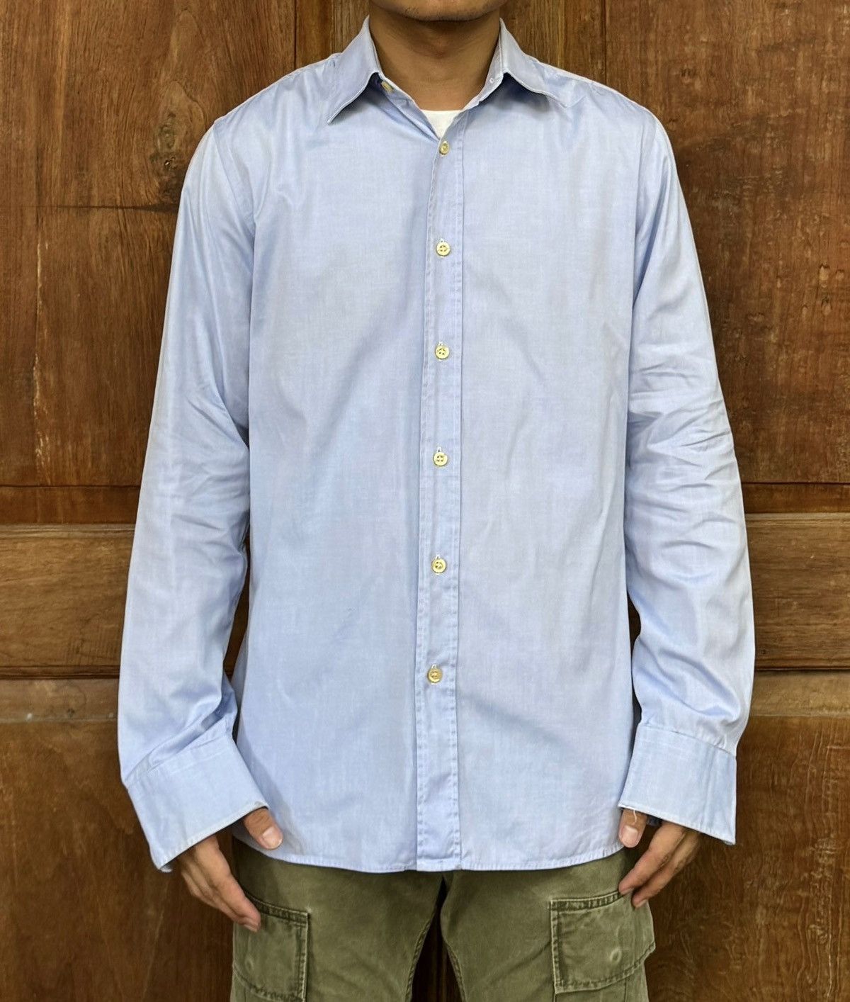 FREE TAX! 2000s Chambray Shirt - Medium