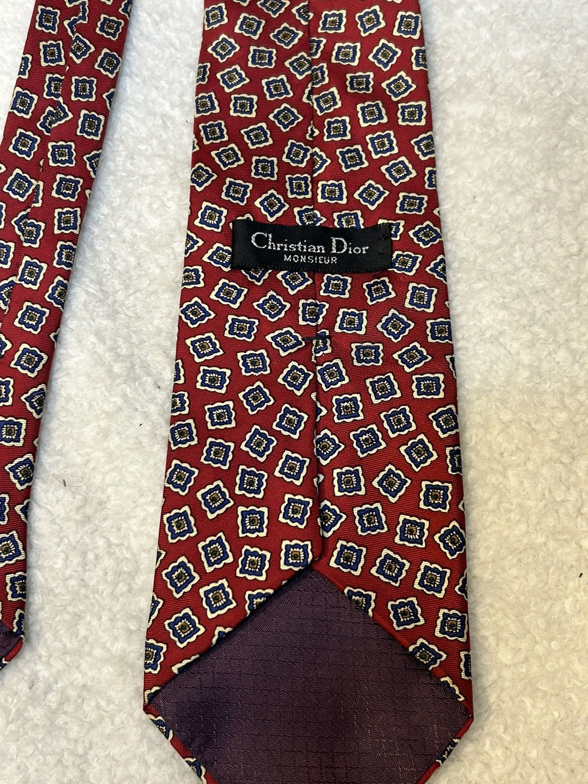 Christian Dior Monsieur × Vintage Christian Dior Monsieur Silk Tie Size ONE SIZE - 3 Thumbnail