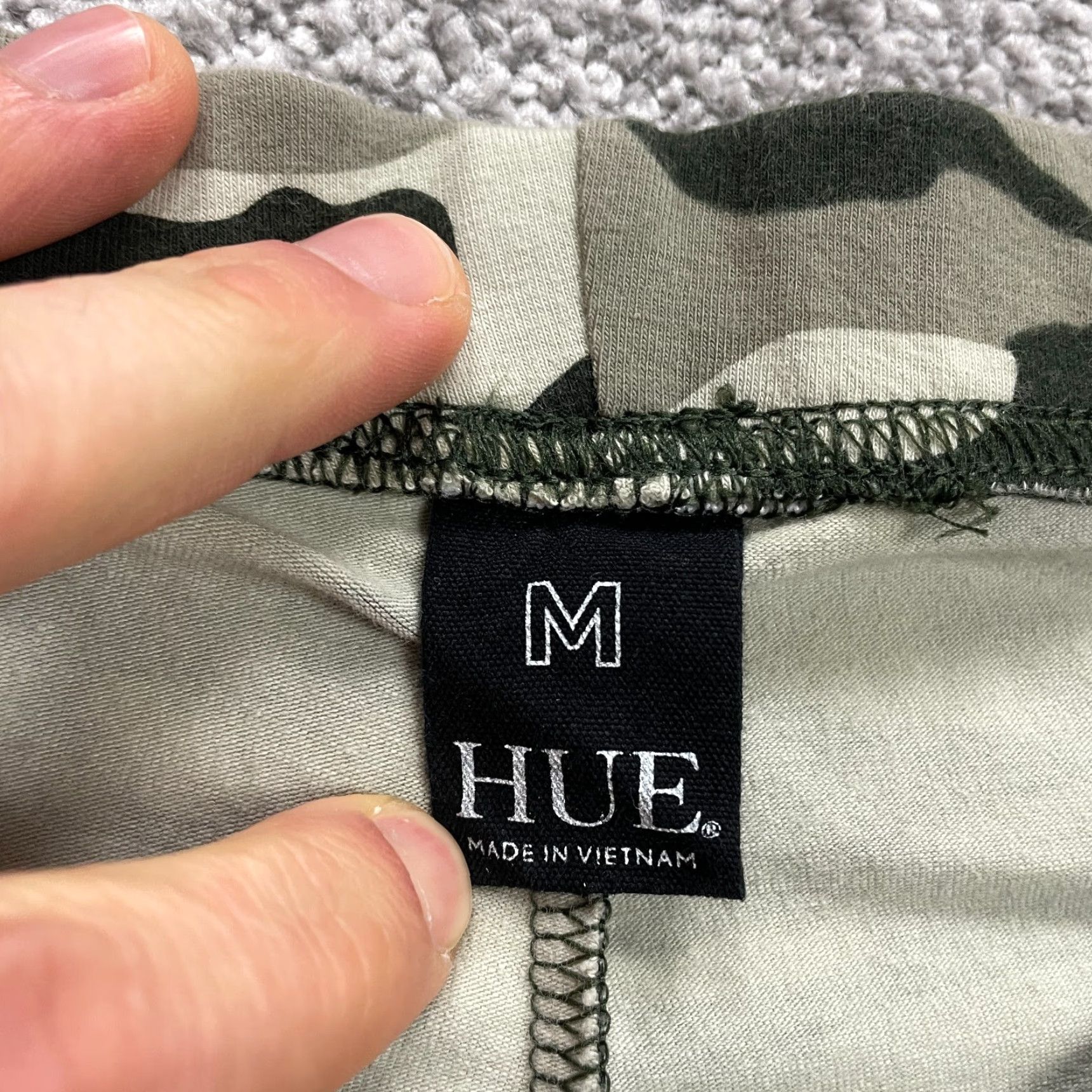 Vintage Hue Compression Shorts Womens Medium Brown Black Camouflage Active Gym 29x8 Size 32" / US 10 / IT 46 - 3 Thumbnail