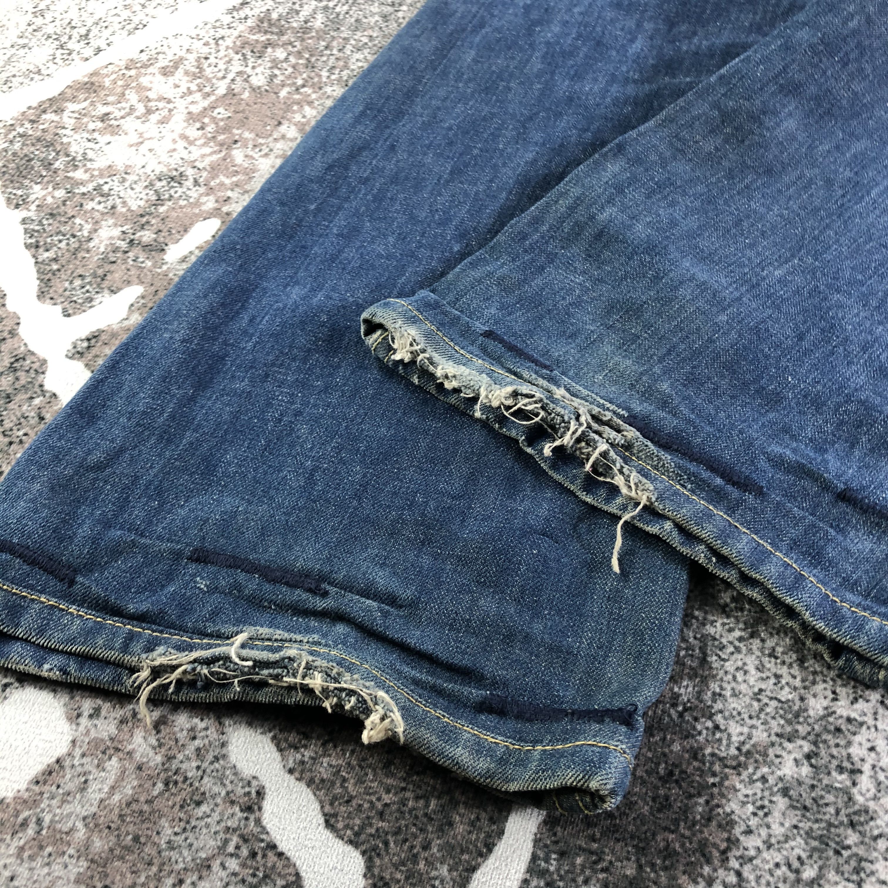 Jimmy Taverniti Jimmy Taverniti Jeans Distressed Denim KJ2453 Size US 30 / EU 46 - 6 Thumbnail