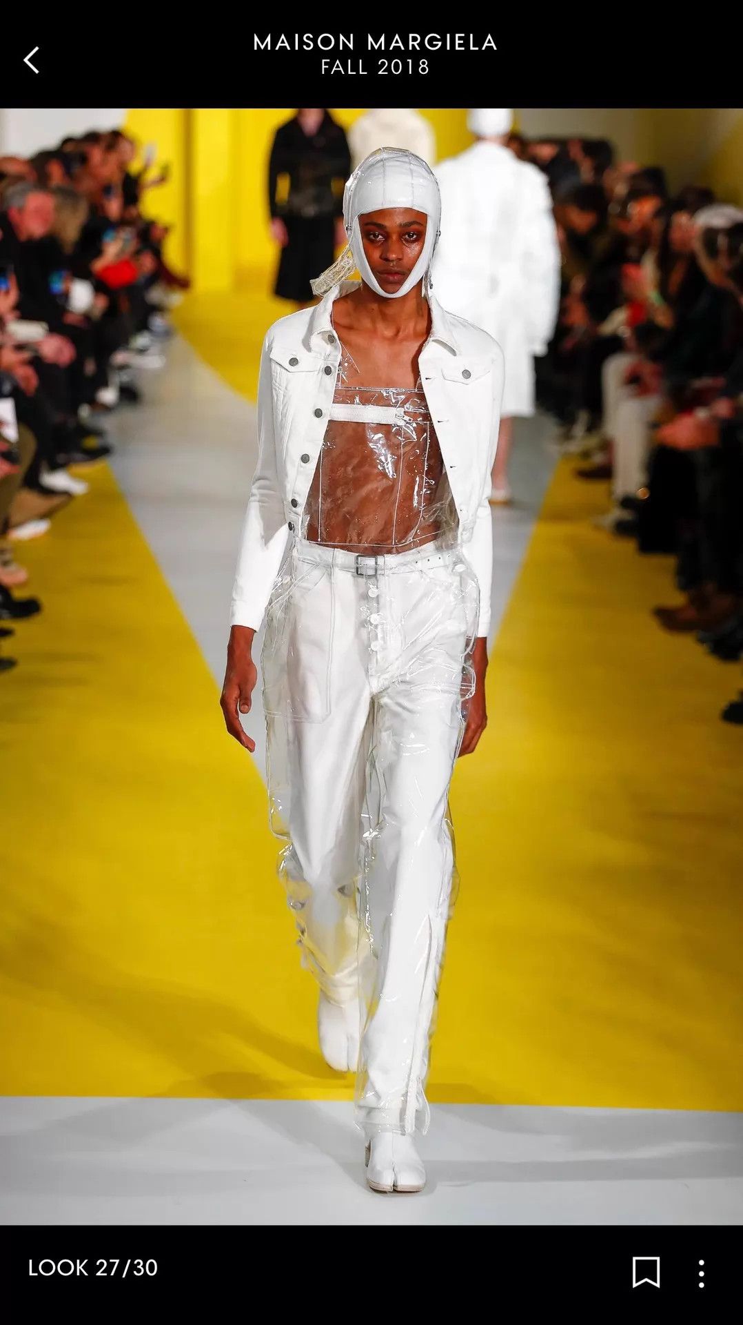 Maison Margiela Maison Margiela 2018A/W J.G. Draped Trousers White 34 Size US 34 / EU 50 - 2 Thumbnail