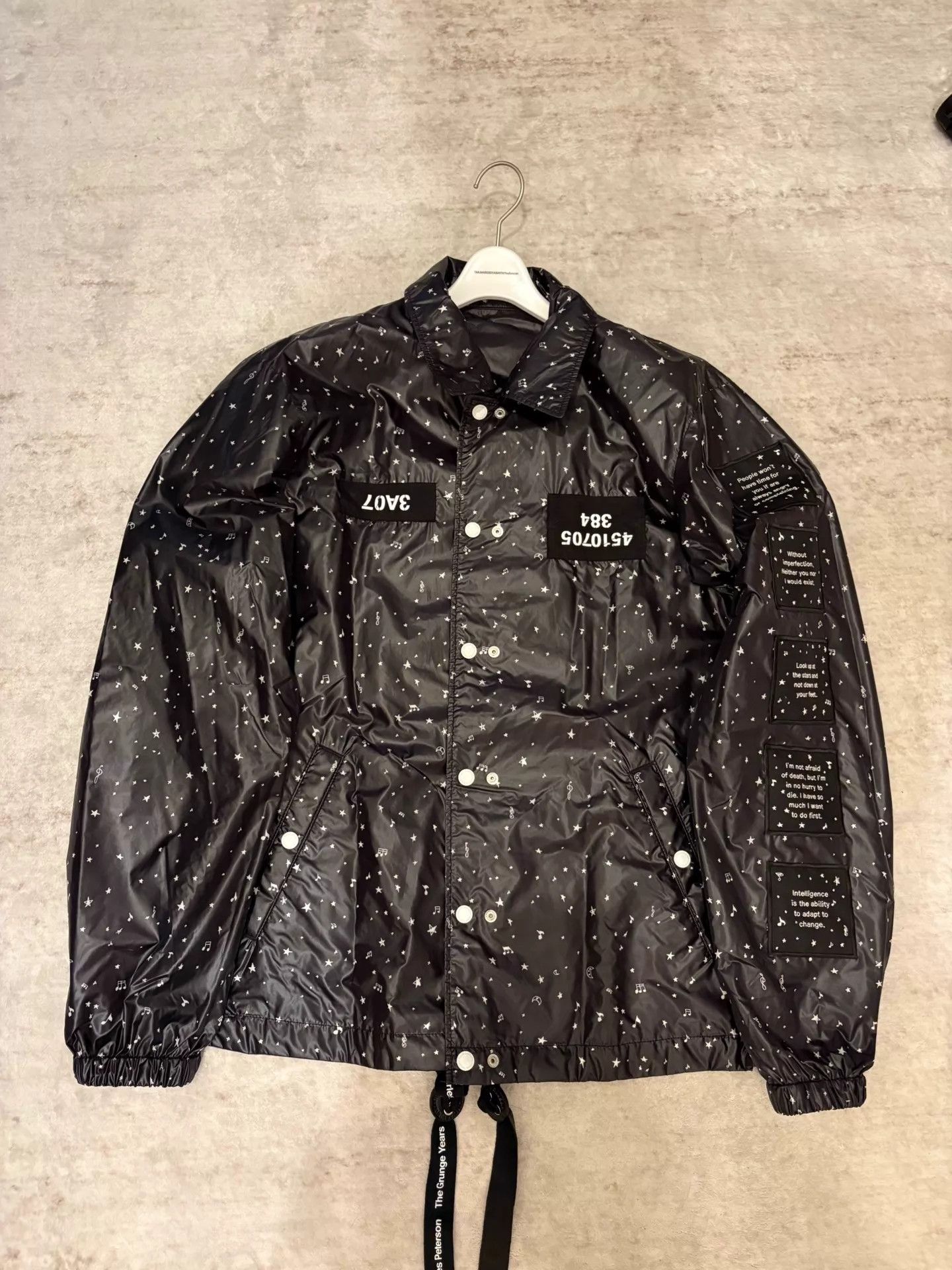 Takahiromiyashita The Soloist. Soloist SS19 Double-Sided Note Coach Jacket 48 Size US M / EU 48-50 / 2 - 3 Thumbnail