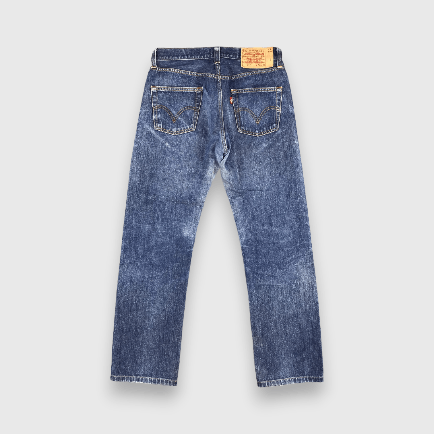 Levi's Vintage Blue Wash Levis 501 Jeans-J1904 Size US 31 - 2 Thumbnail