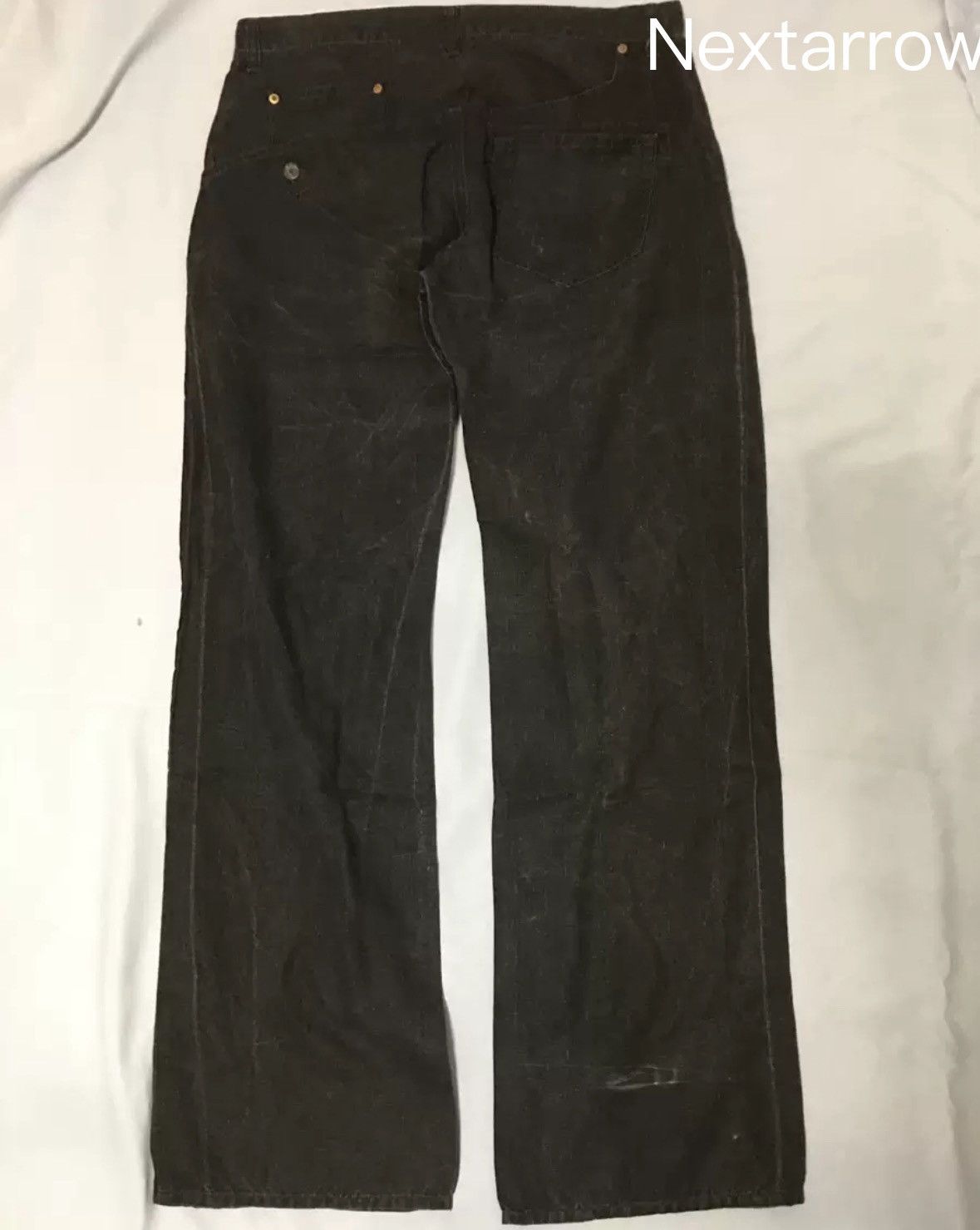 Yohji Yamamoto Yohji Yamamoto Structural Twisted Jeans 2412-Nextarrow Size US 32 / EU 48 - 1 Thumbnail