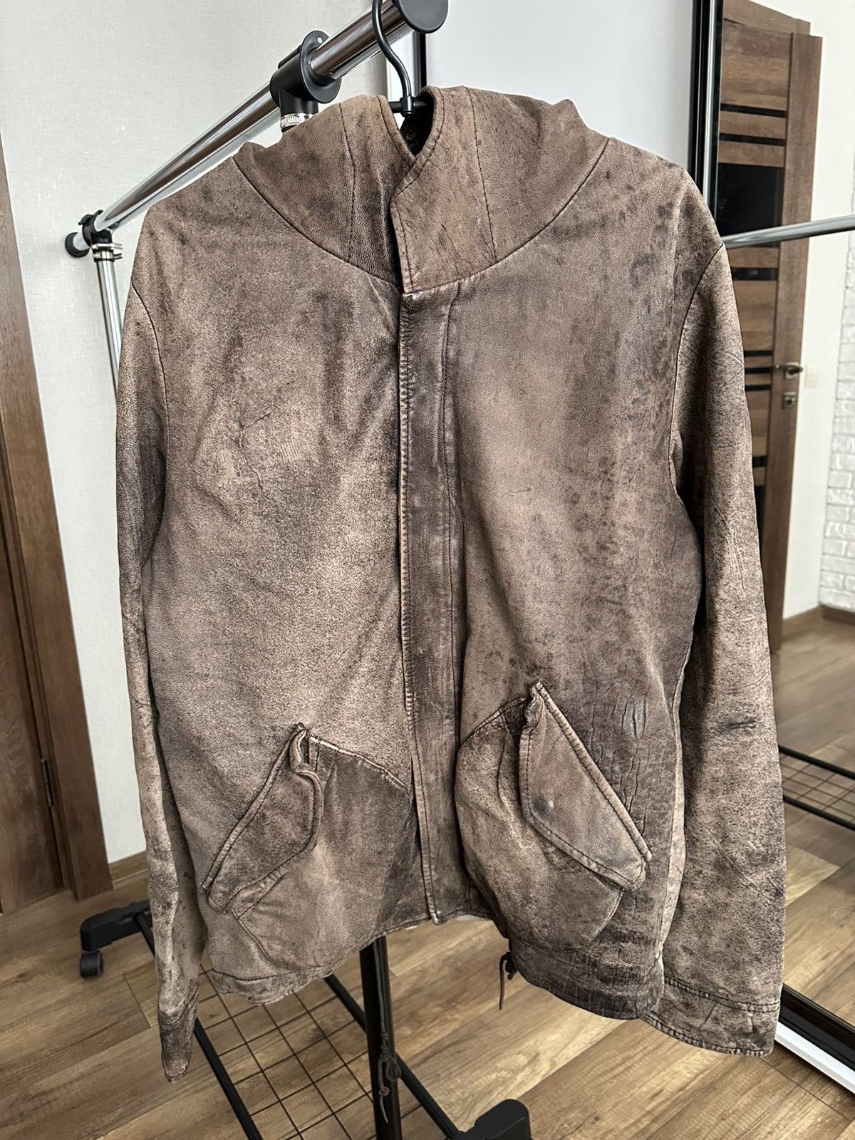 Giorgio Brato Giorgio Brato Leather Zip Jacket Vintage Size US M / EU 48-50 / 2 - 1 Thumbnail