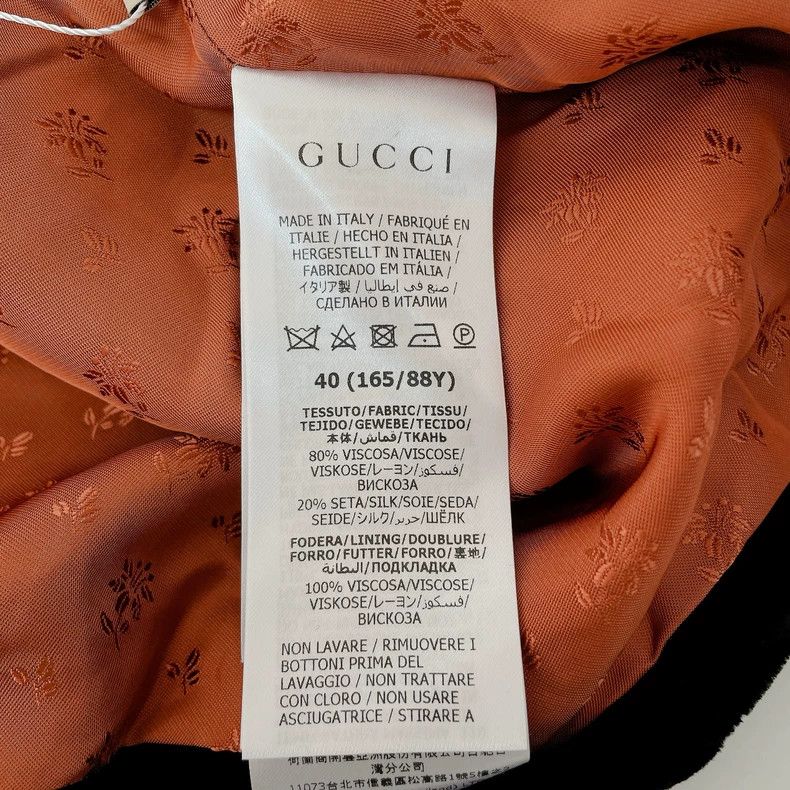 Gucci Gucci Black velvet cloak coat Size S / US 4 / IT 40 - 5 Thumbnail